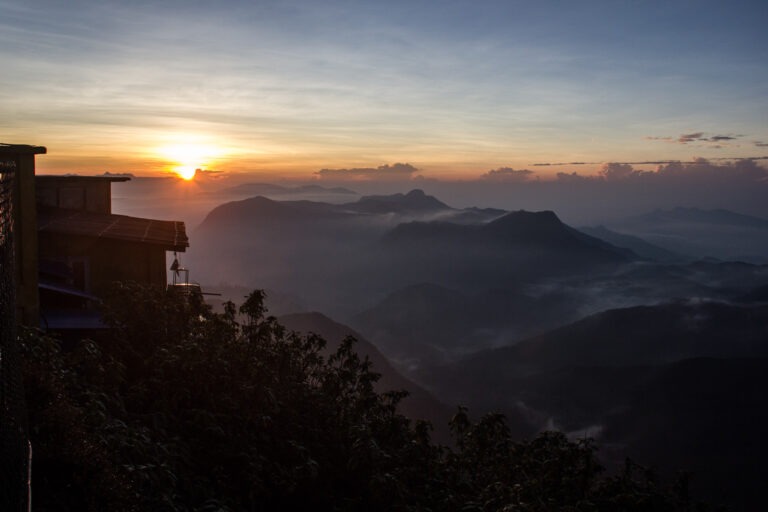Sonnenaufgang vom Adam's Peak