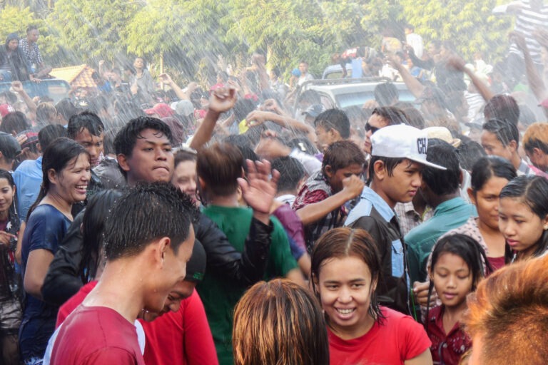 Thingyan-Party in Yangon