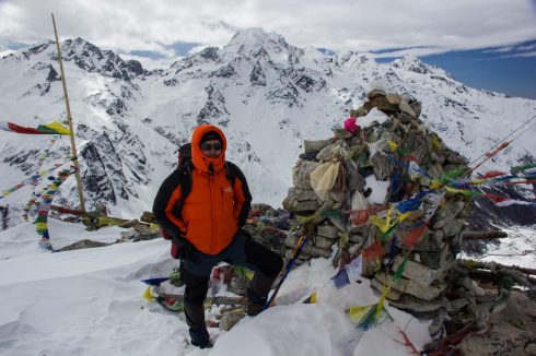 Winter-Besteigung des Tsergo Ri (4984m)